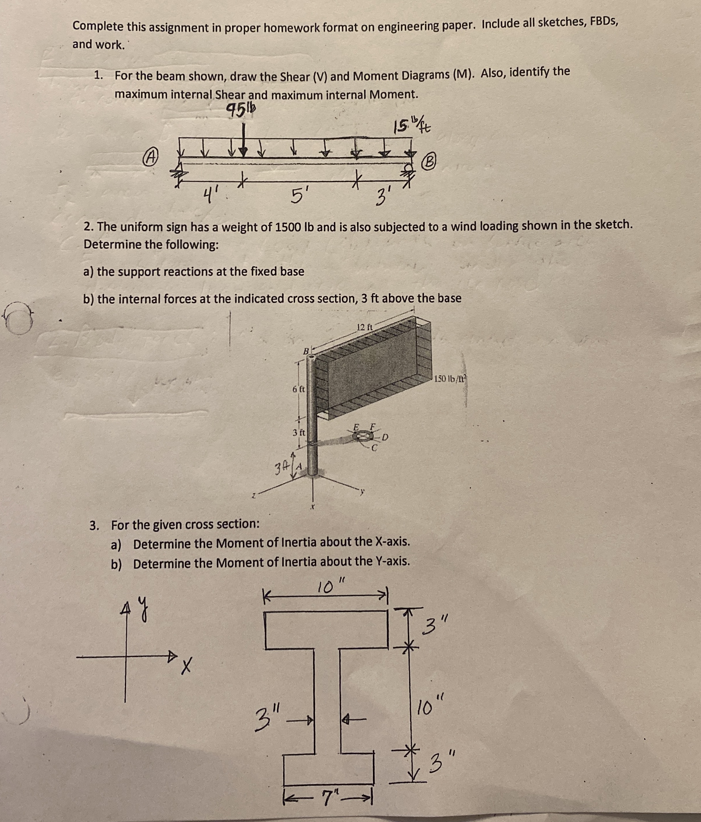 Complete this assignment in proper homework