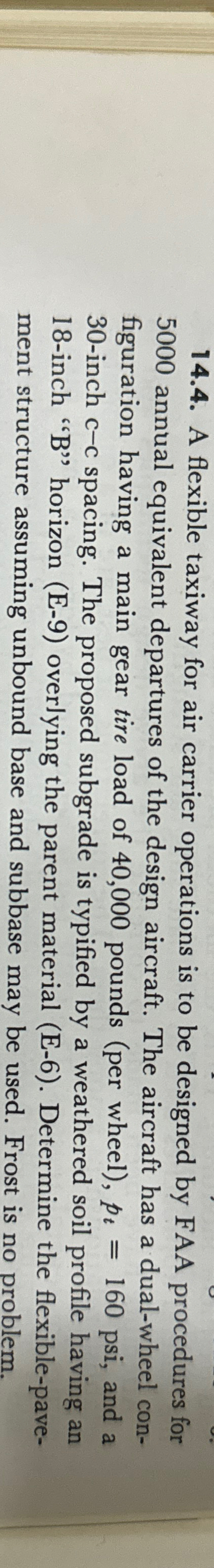 1 4 . 4 . A flexible taxiway for air carrier