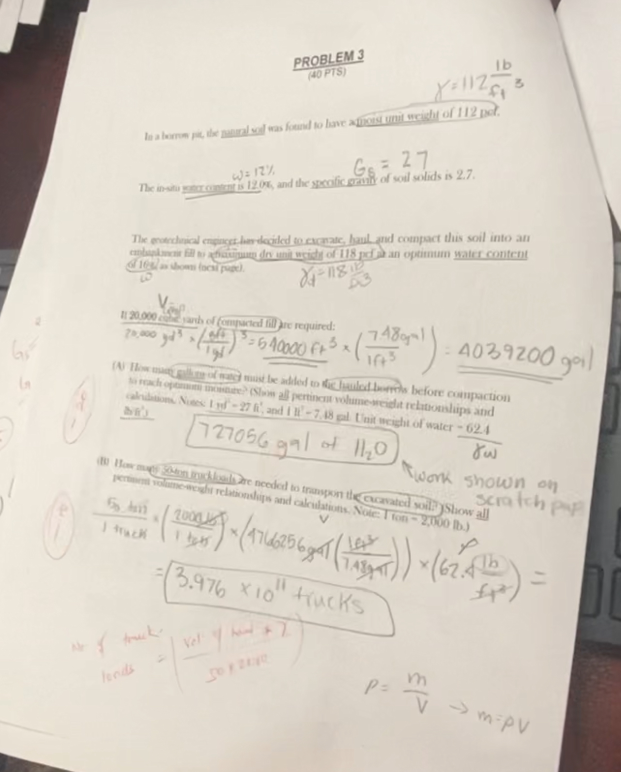 PROBLEM 3 PTS ) = 1 1 2 1 6 ( f 1 ) 3 = 1 2 % , G