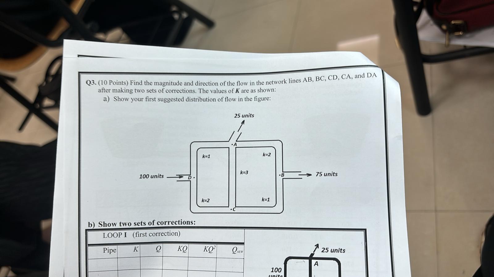 Q 3 . ( 1 0 Points ) Find the magnitude and