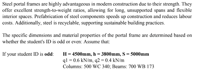 Steel portal frames are highly advantageous in
