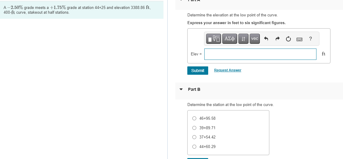 A - 2 . 5 0 % grade meets a + 1 . 7 5 % grade at
