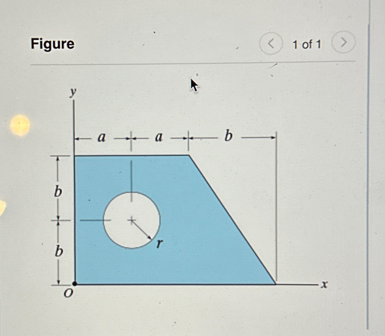a = 1 0 0 mm , b = 1 5 0 mm , r = 5 5 mm