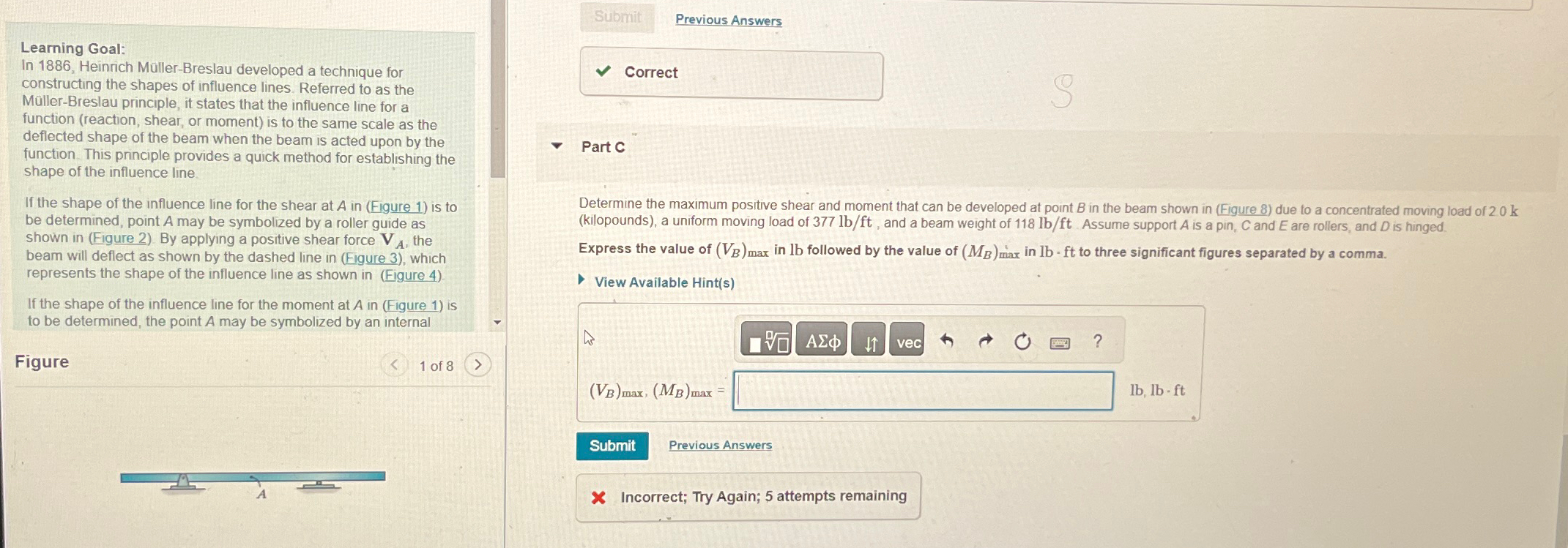 Previous Answers Learning Goal: In 1 8 8 6 ,