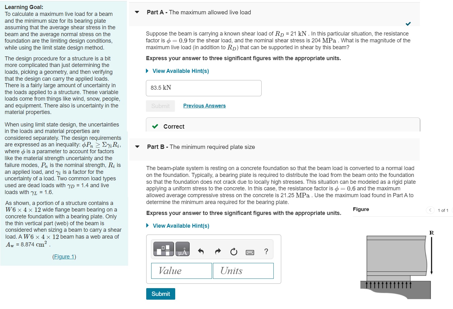 Learning Goal: To calculate a maximum live load