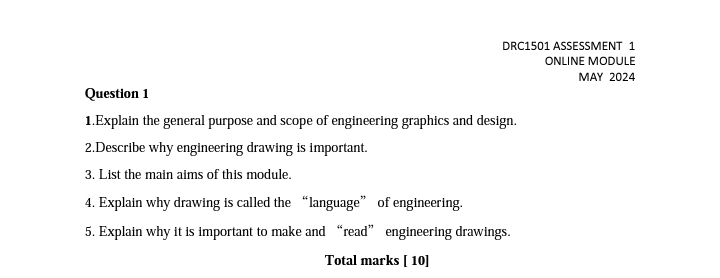 DRC 1 5 0 1 ASSESSMENT 1 ONLINE MODULE MAY 2 0 2
