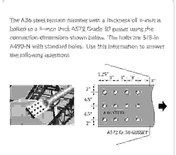 Determine the LRFD bearing and tearout strength