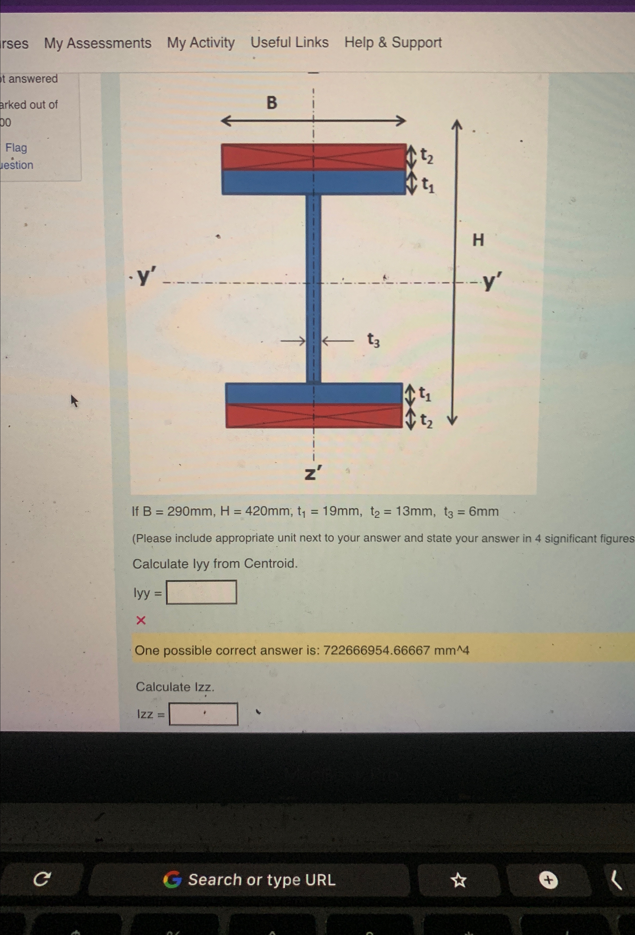 rses My Assessments My Activity Useful Links Help