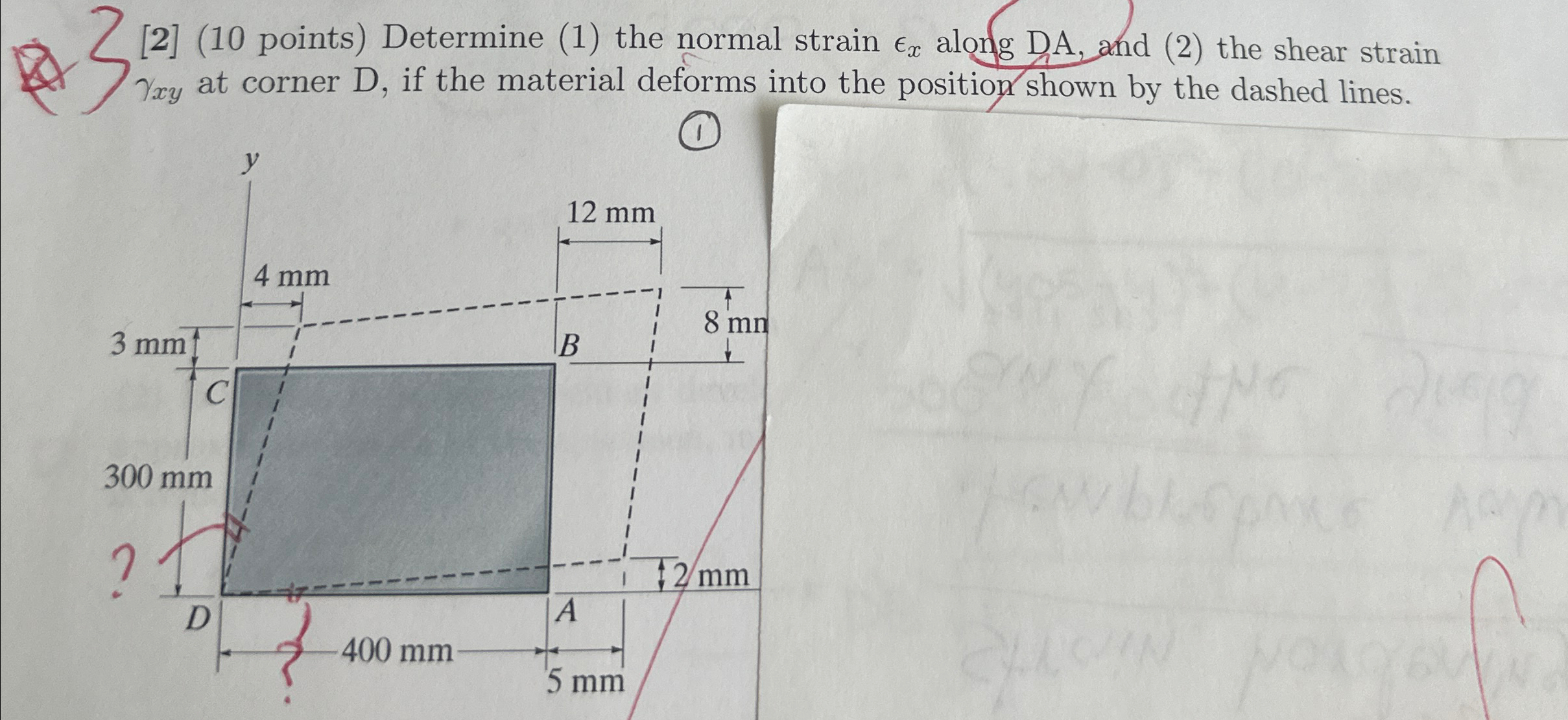 [ 2 ] ( 1 0 points ) Determine ( 1 ) the normal
