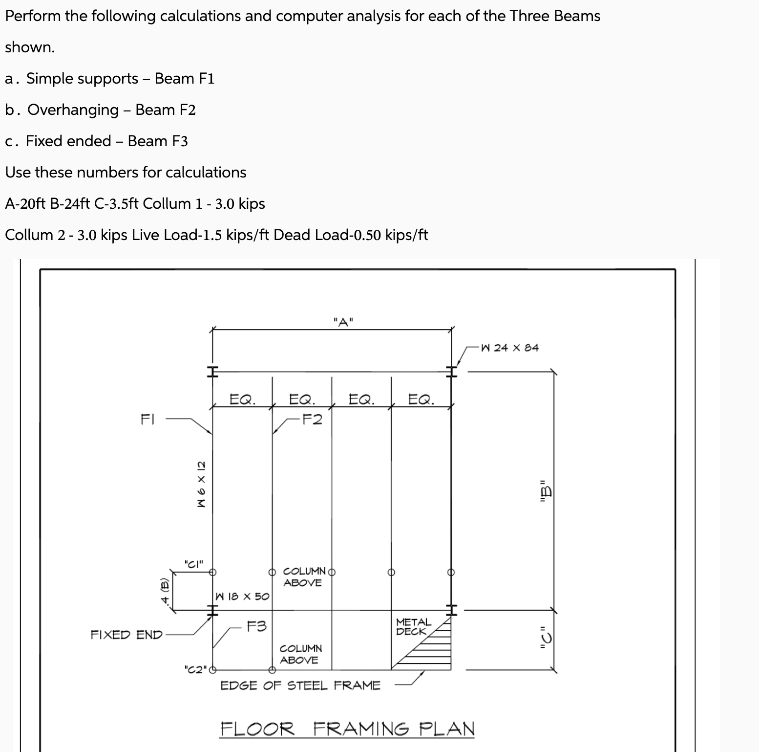 Perform the following calculations and computer