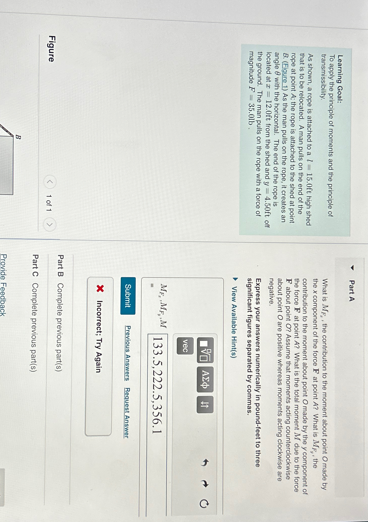 Learning Goal: To apply the principle of moments