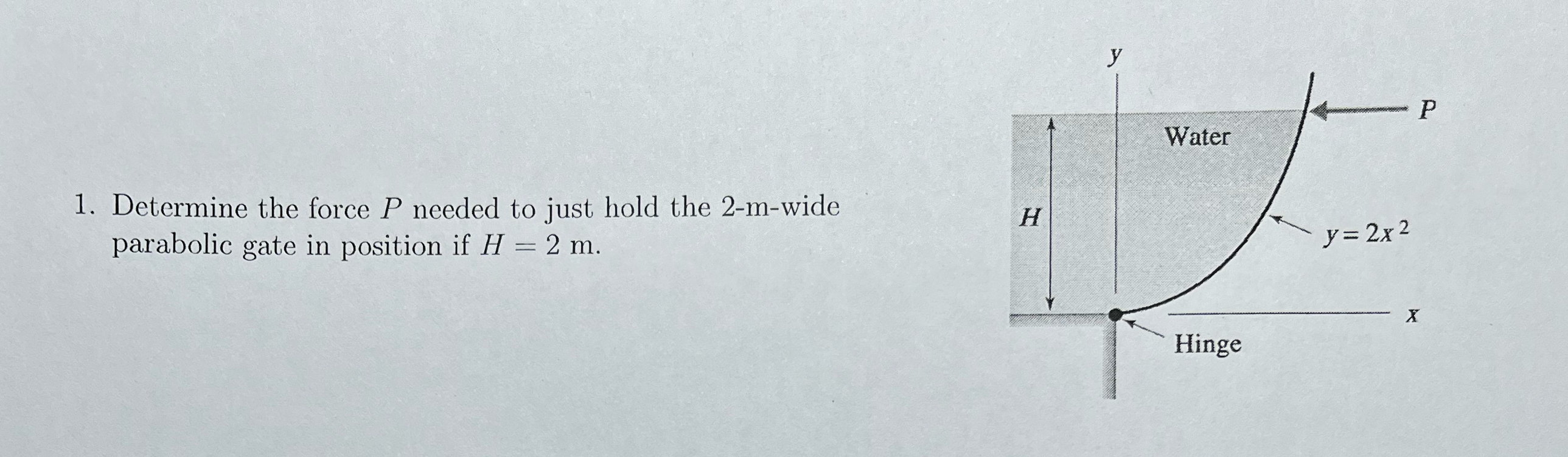 Determine the force P needed to just hold the 2 -