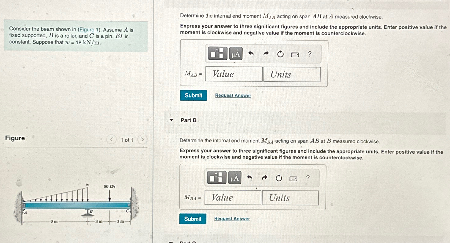 Consider the beam shown in ( Figure 1 ) . Assume