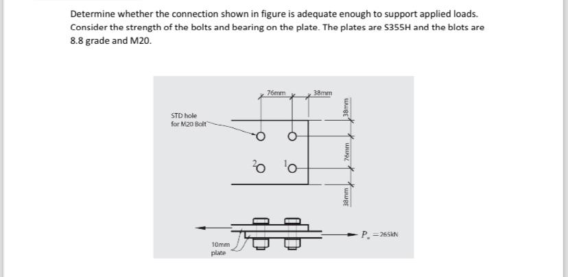 Determine whether the connection shown in figure