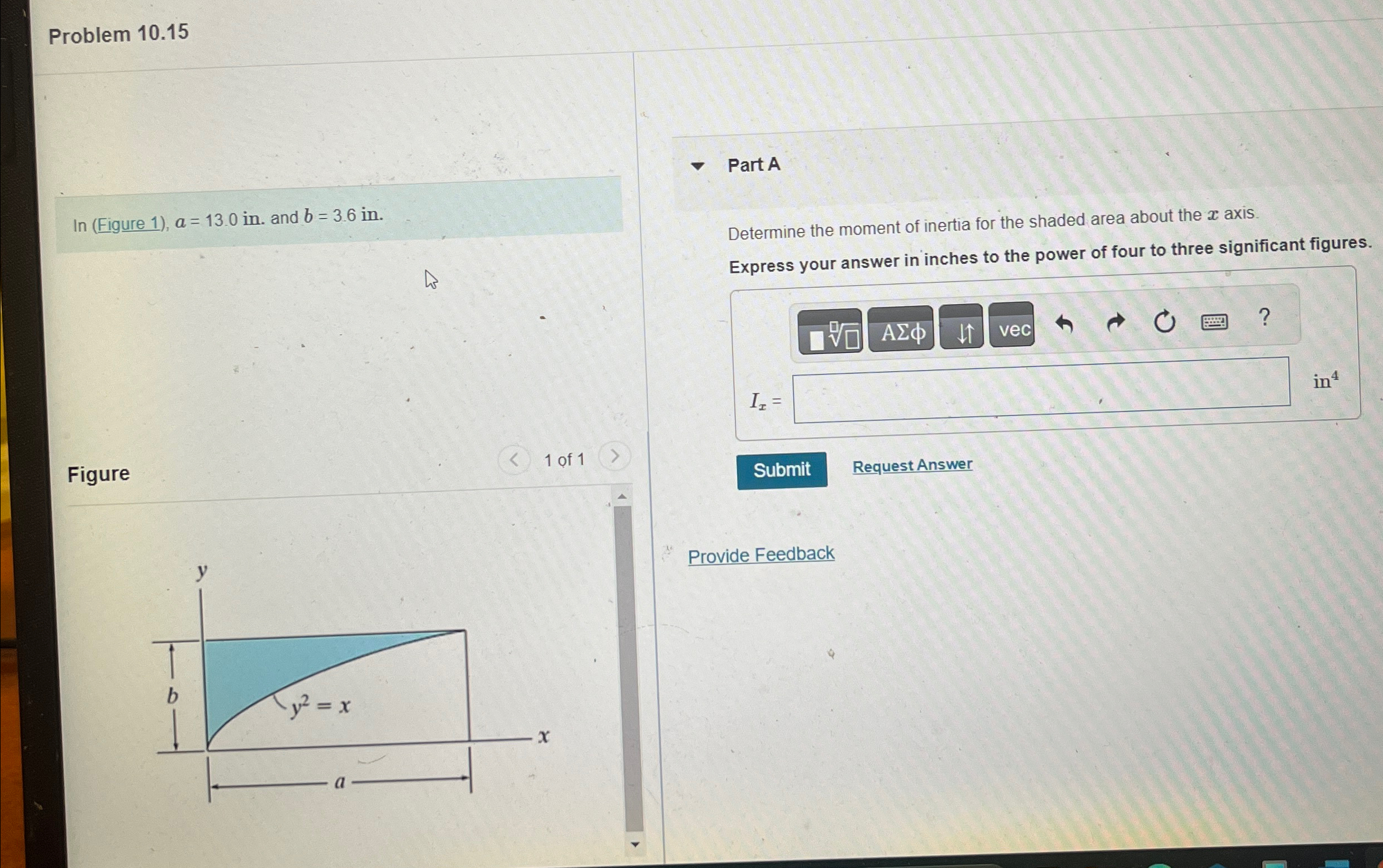 Problem 1 0 . 1 5 In ( Figure 1 ) , a = 1 3 . 0 i