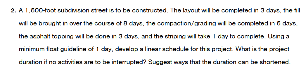 A 1 , 5 0 0 - foot subdivision street is to be