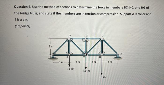 Use the method of section with the help of one