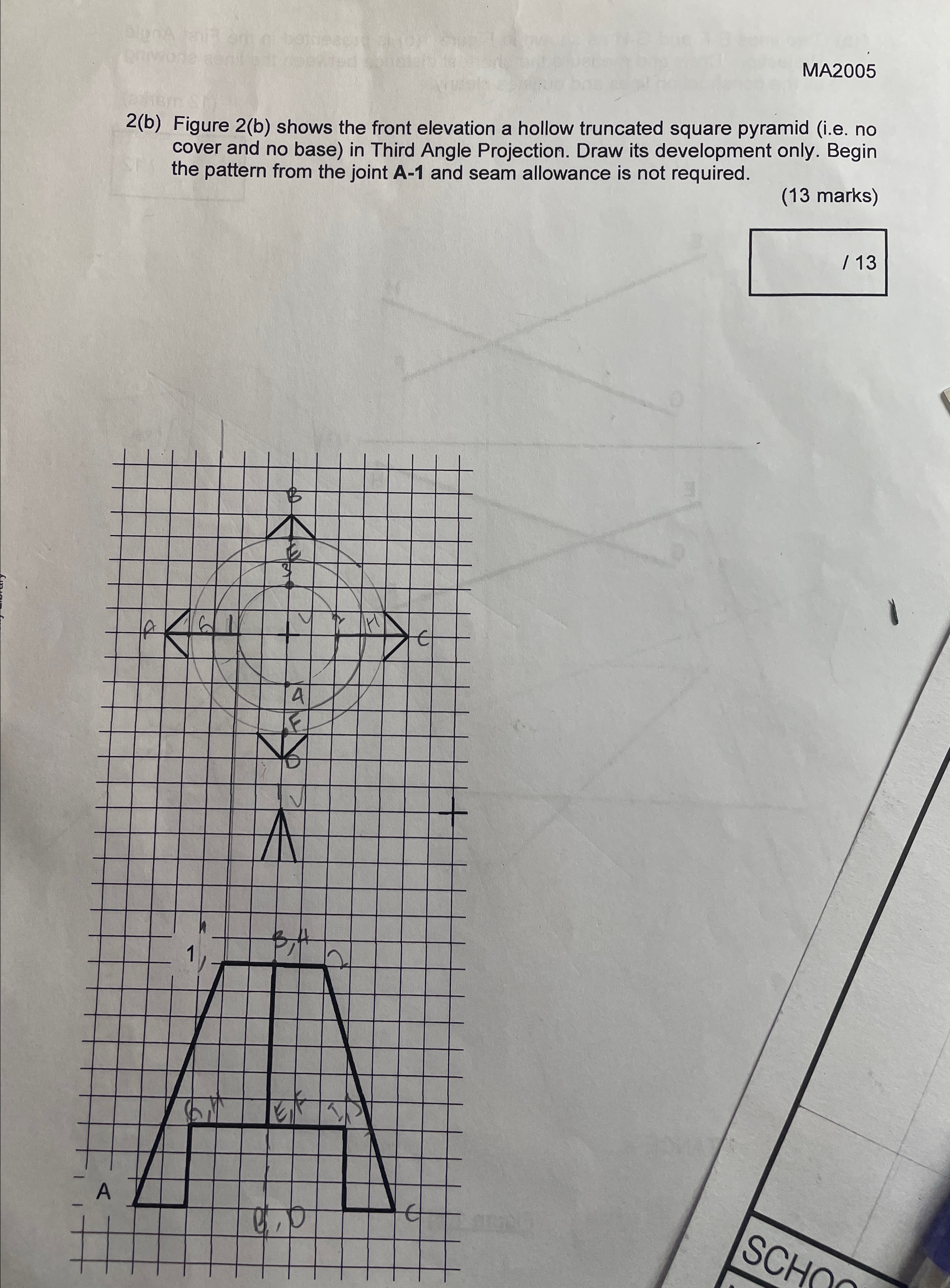 MA 2 0 0 5 2 ( b ) Figure 2 ( b ) shows the front