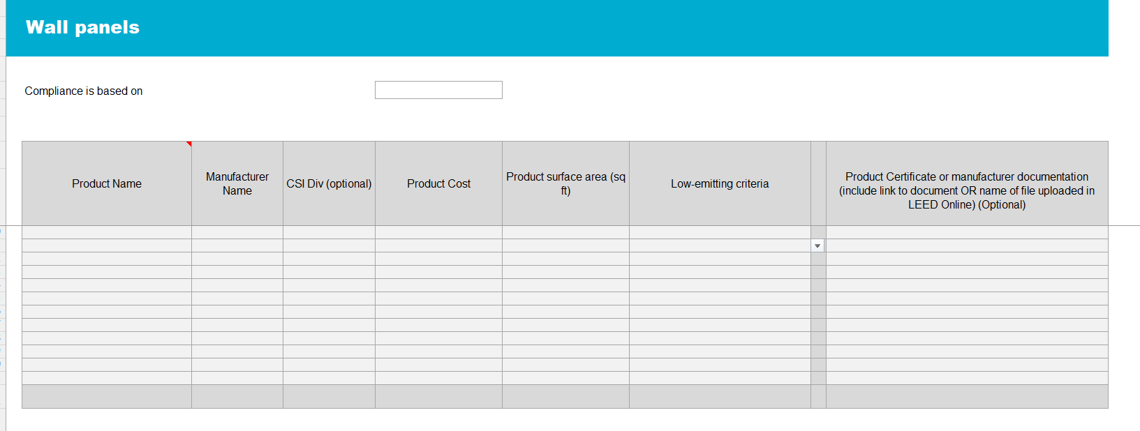 Find at least 3 products online that meet the VOC
