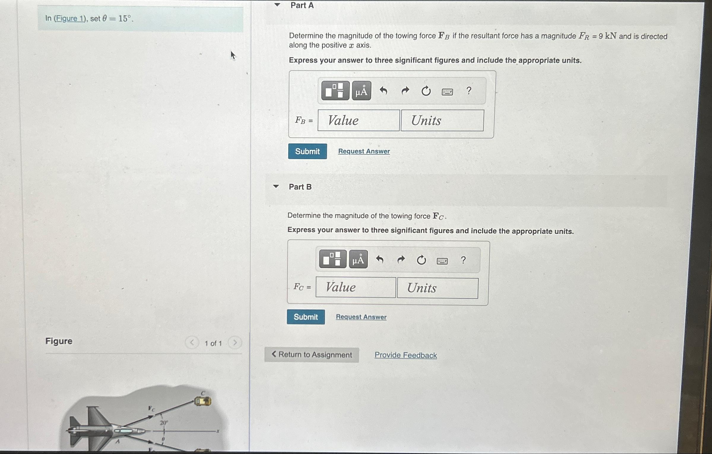 Part A\ In (Figure 1), set \\\\theta =15\\\\deg