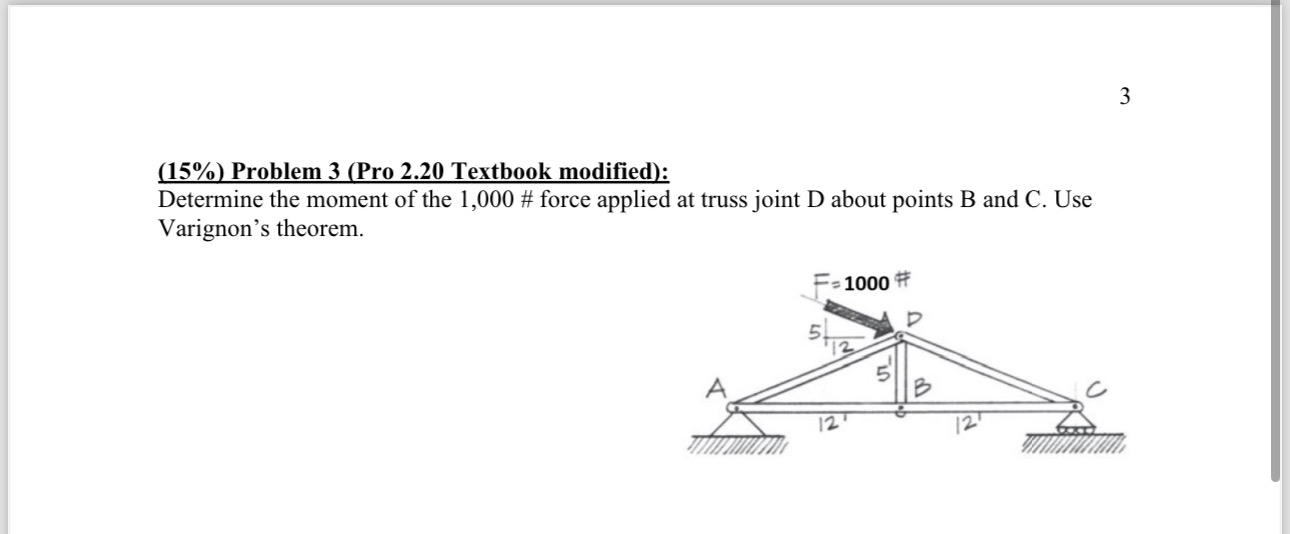 Problem 3 ( Pro 2 . 2 0 Textbook modified ) :