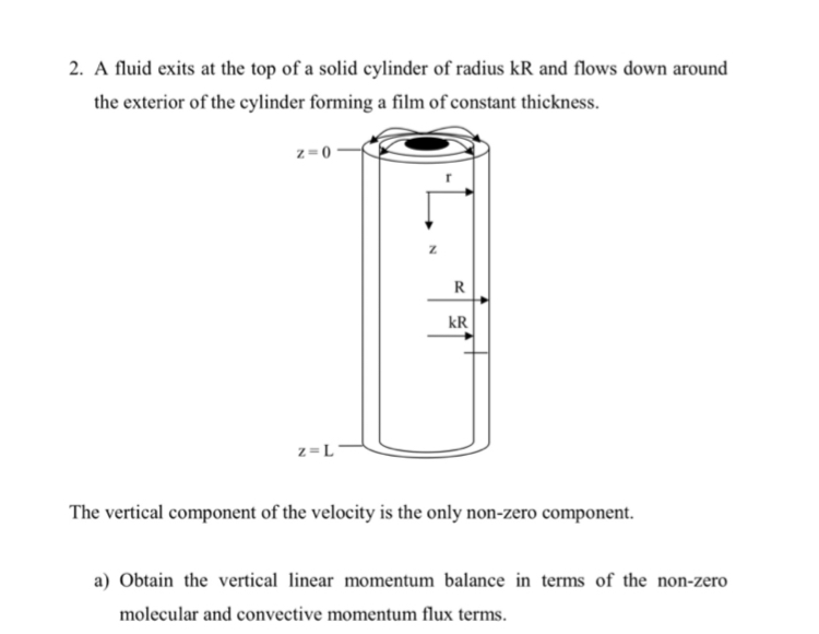 CAN YOU DERIVE THE MOMENTUM EQUATION FROM THE