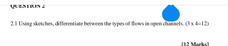 QUESIIUN 2 2 . 1 Using sketches, differentiate
