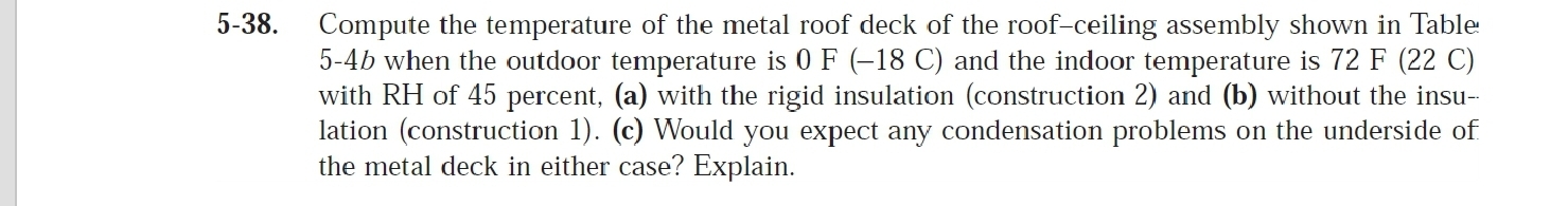 5 - 3 8 . Compute the temperature of the metal