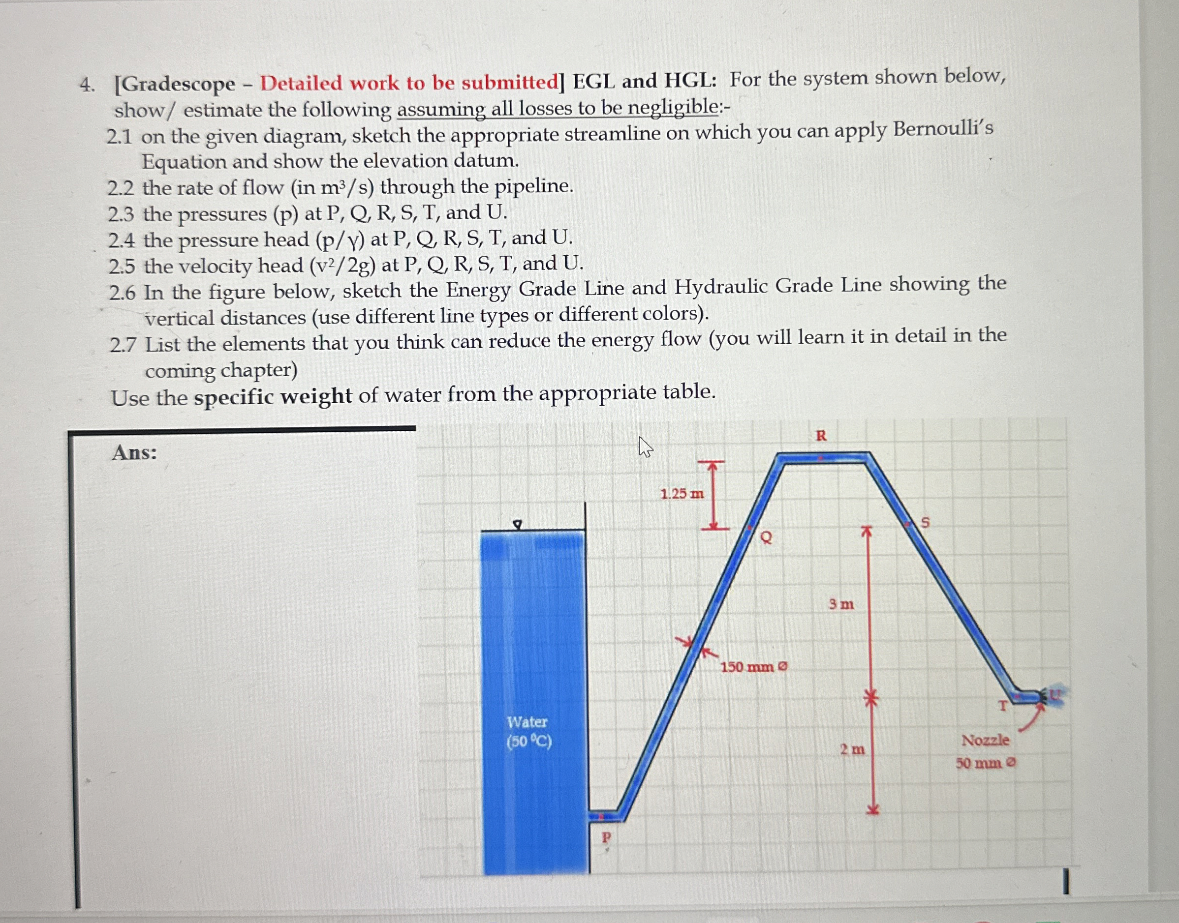[ Gradescope - Detailed work to be submitted ]