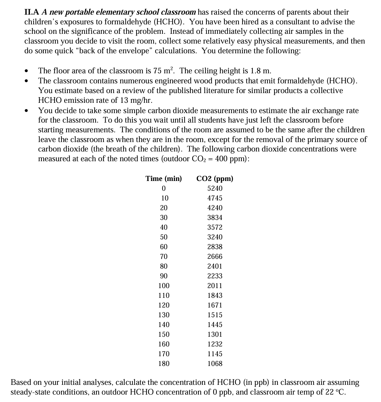 II . A A new portable elementary school classroom