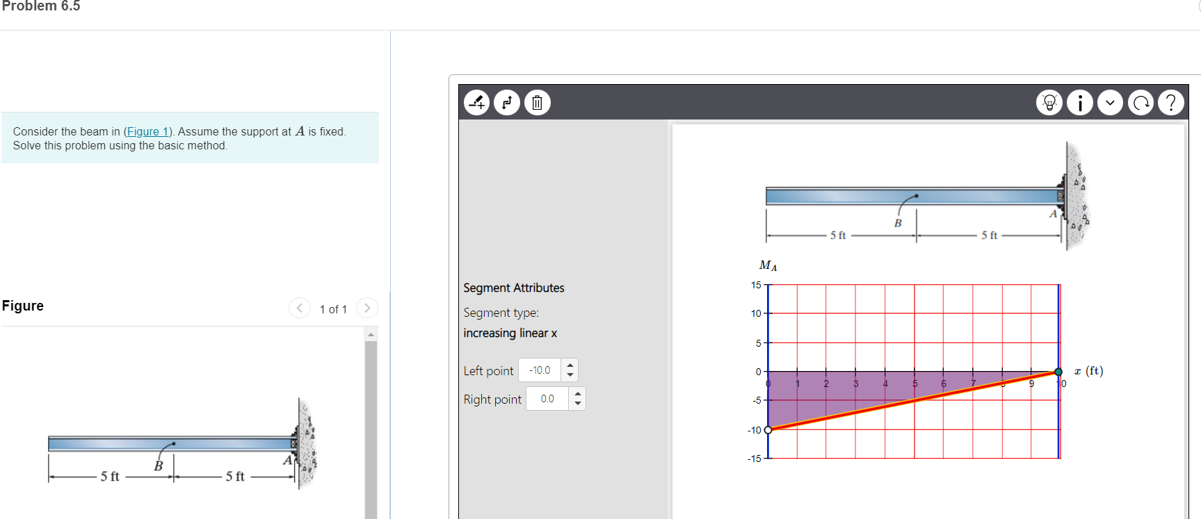 Show me the steps to solve Problem 6 . 5 Consider