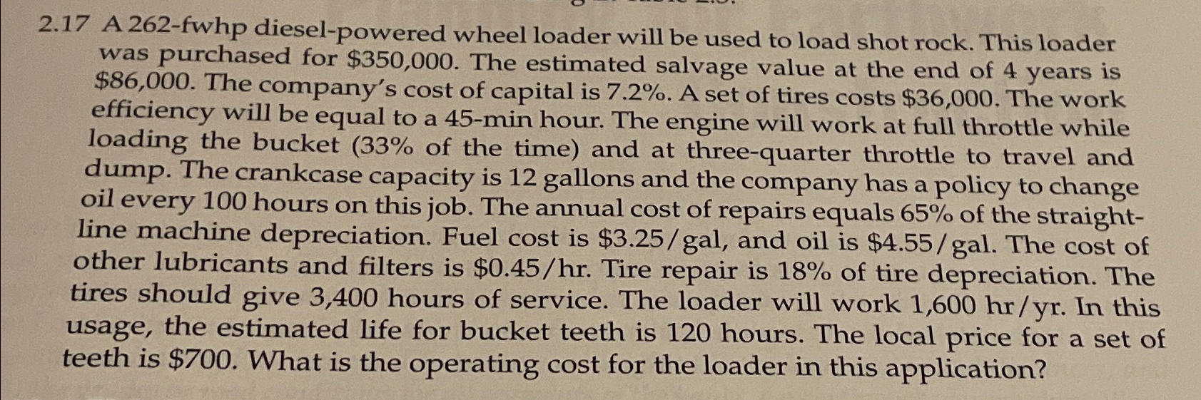 2 . 1 7 A 2 6 2 - fwhp diesel - powered wheel