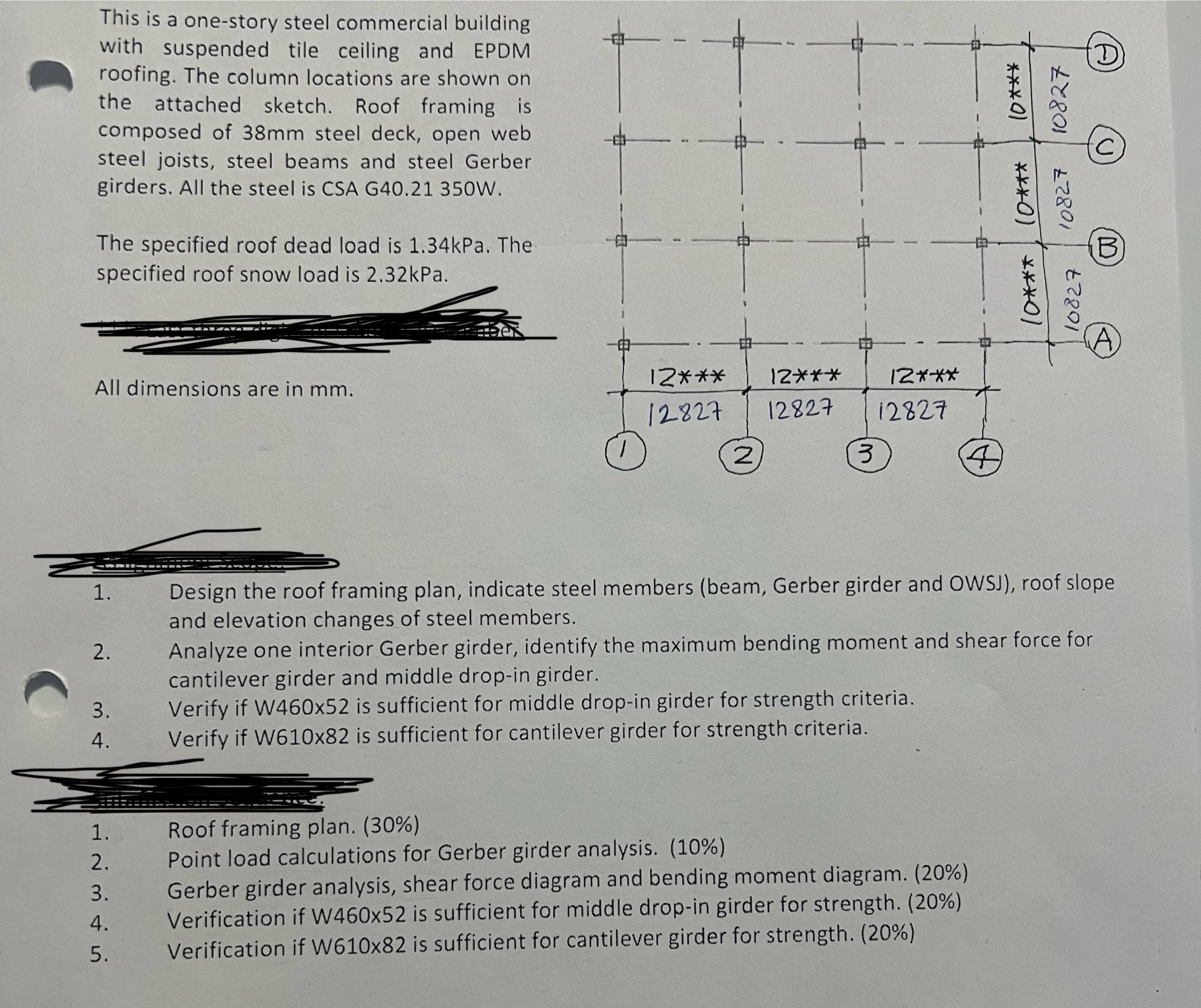 This is a one - story steel commercial building