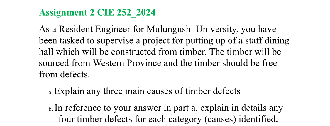 Assignment 2 CIE 2 5 2 _ 2 0 2 4 As a Resident