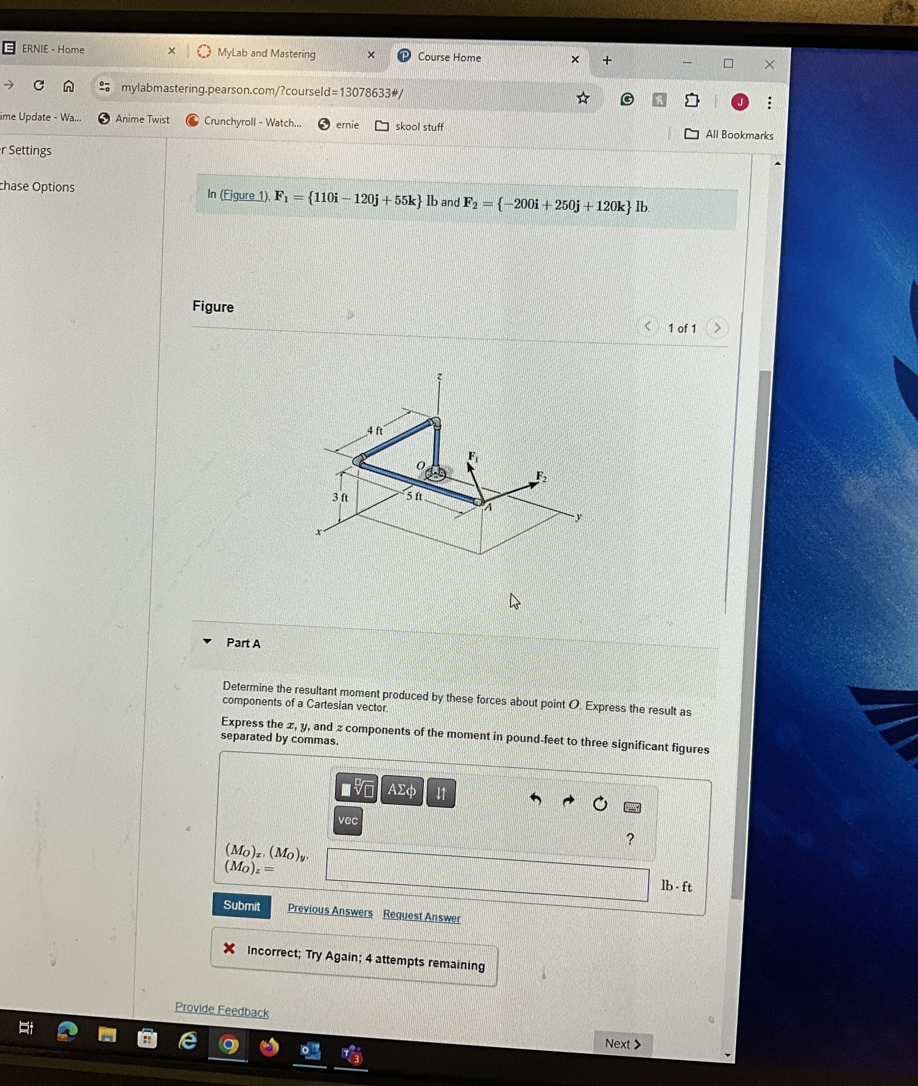 In figure 1 , F 1 = ( 1 1 0 i , - 1 2 0 j , 5 5 k