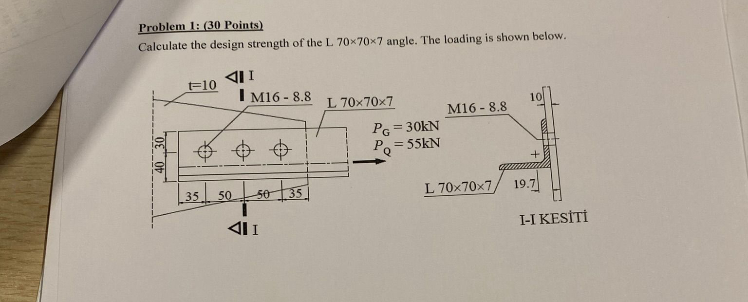 Problem 1 : ( 3 0 Points ) Calculate the design