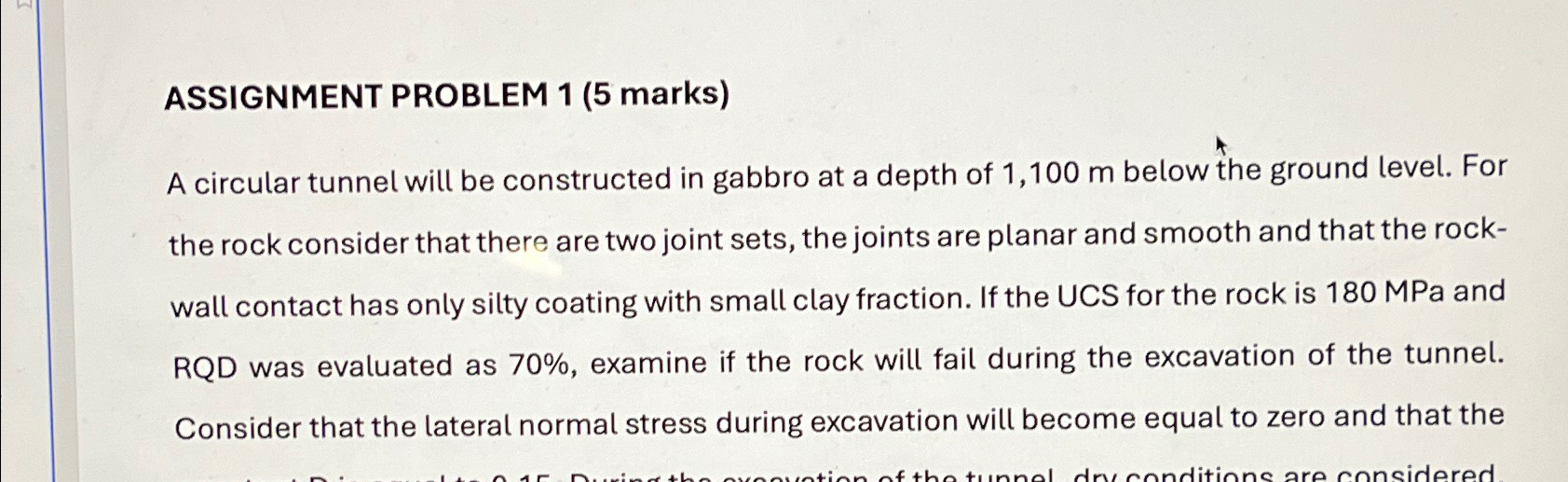 ASSIGNMENT PROBLEM 1 ( 5 marks ) A circular