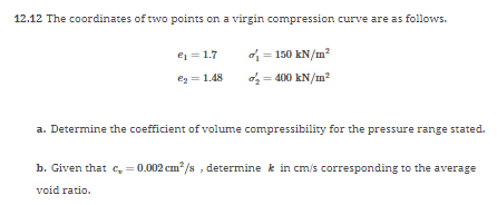 1 2 . 1 2 The coordinates of two points on a