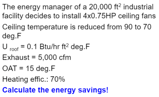 The energy manager of a 2 0 , 0 0 0 f t 2