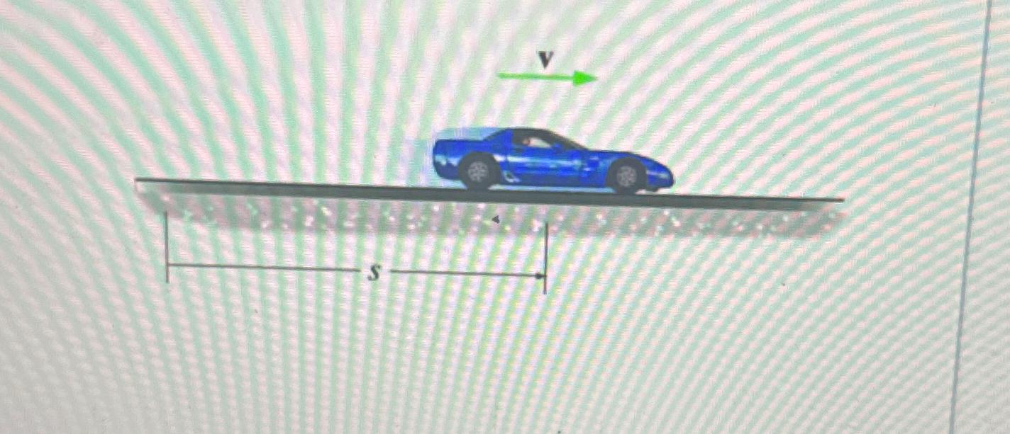 The sports car travels along the straight road as