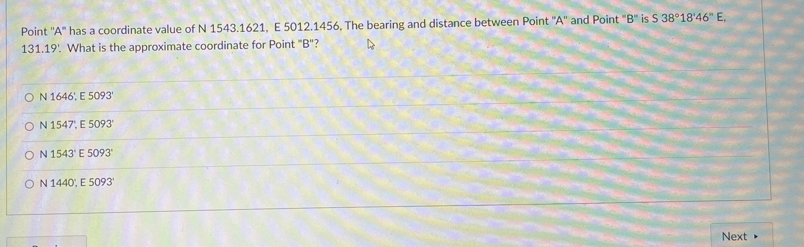1 3 1 . 1 9 ' . What is the approximate