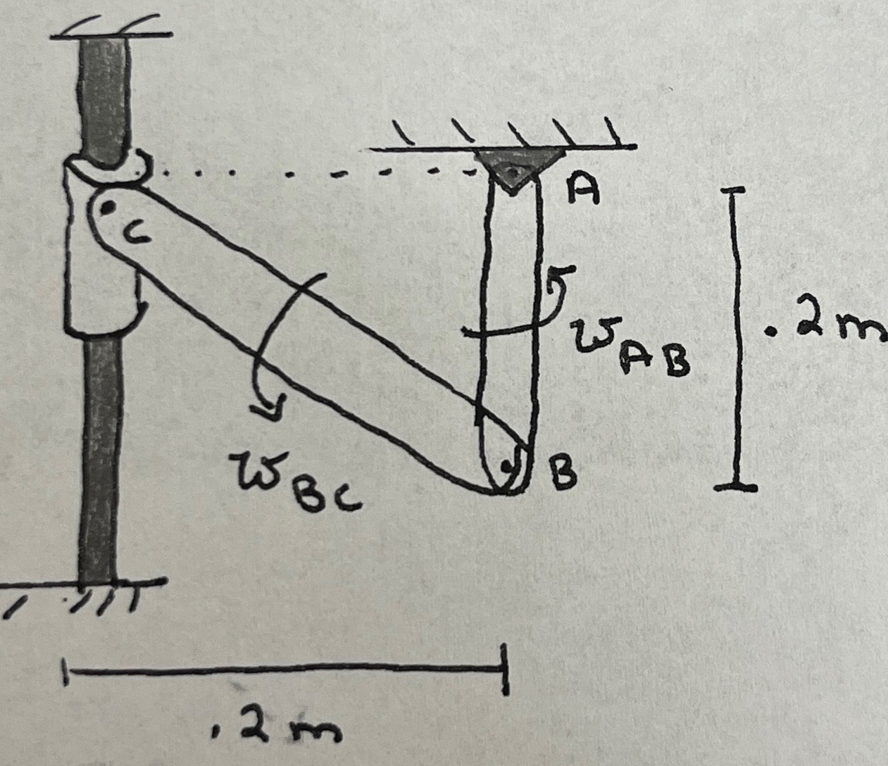 ( 1 0 pts ) One of the landing gears on the