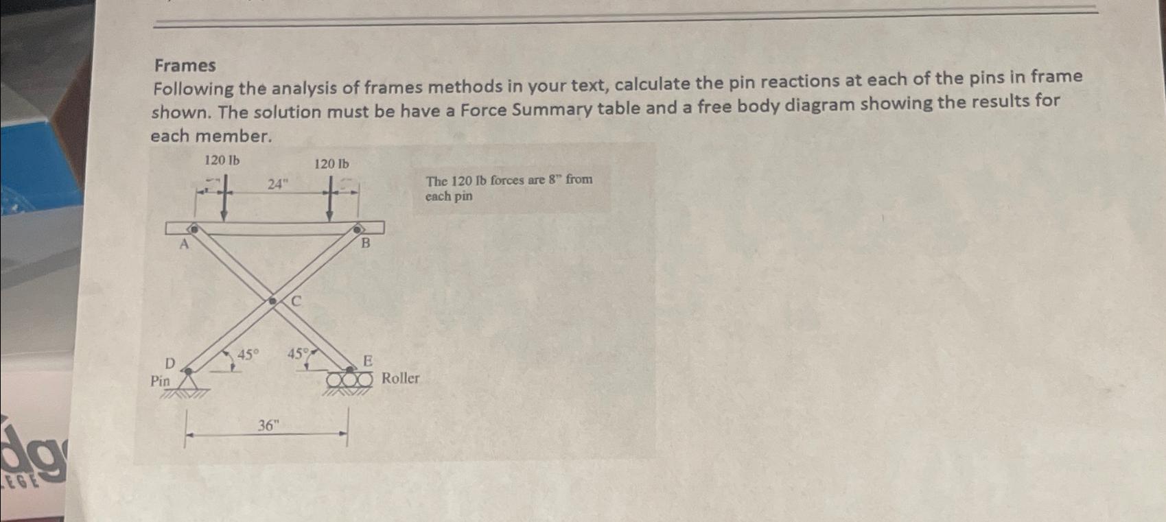 Frames Following the analysis of frames methods