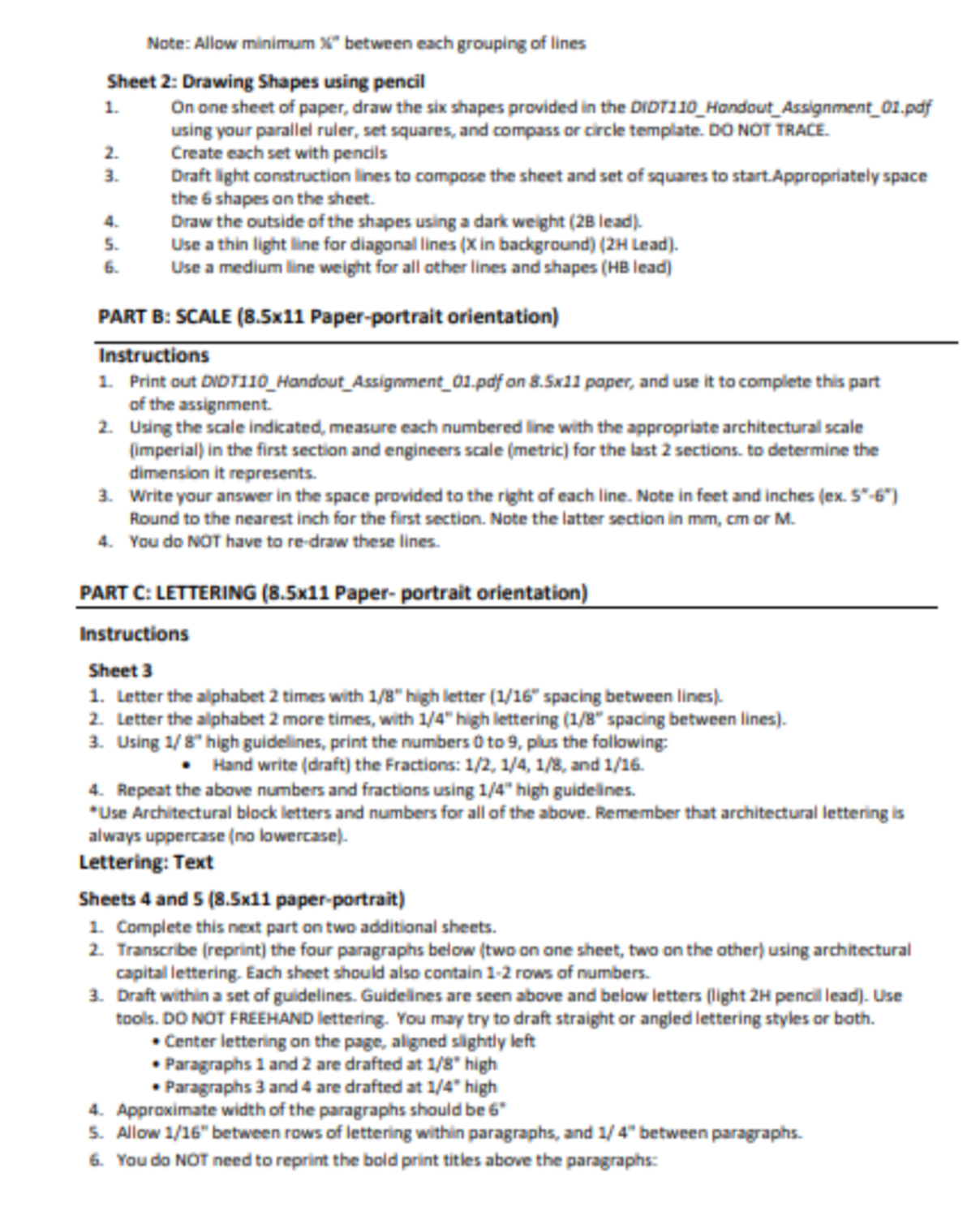 Note: Allow minimum x - 1 between each grouping