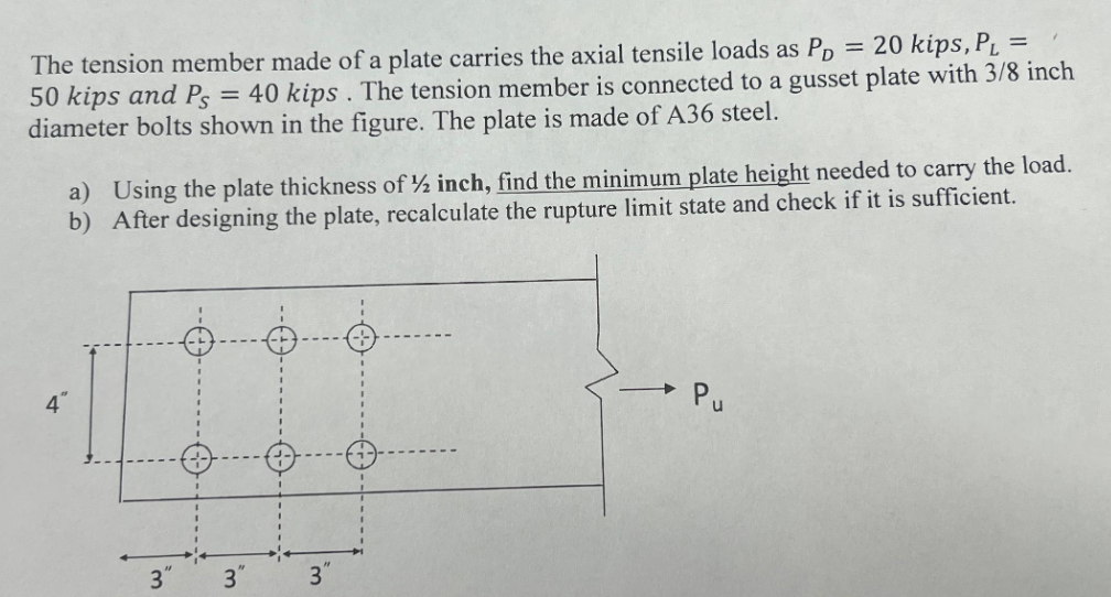 Tension Member Design for Classroom Astrit Name: