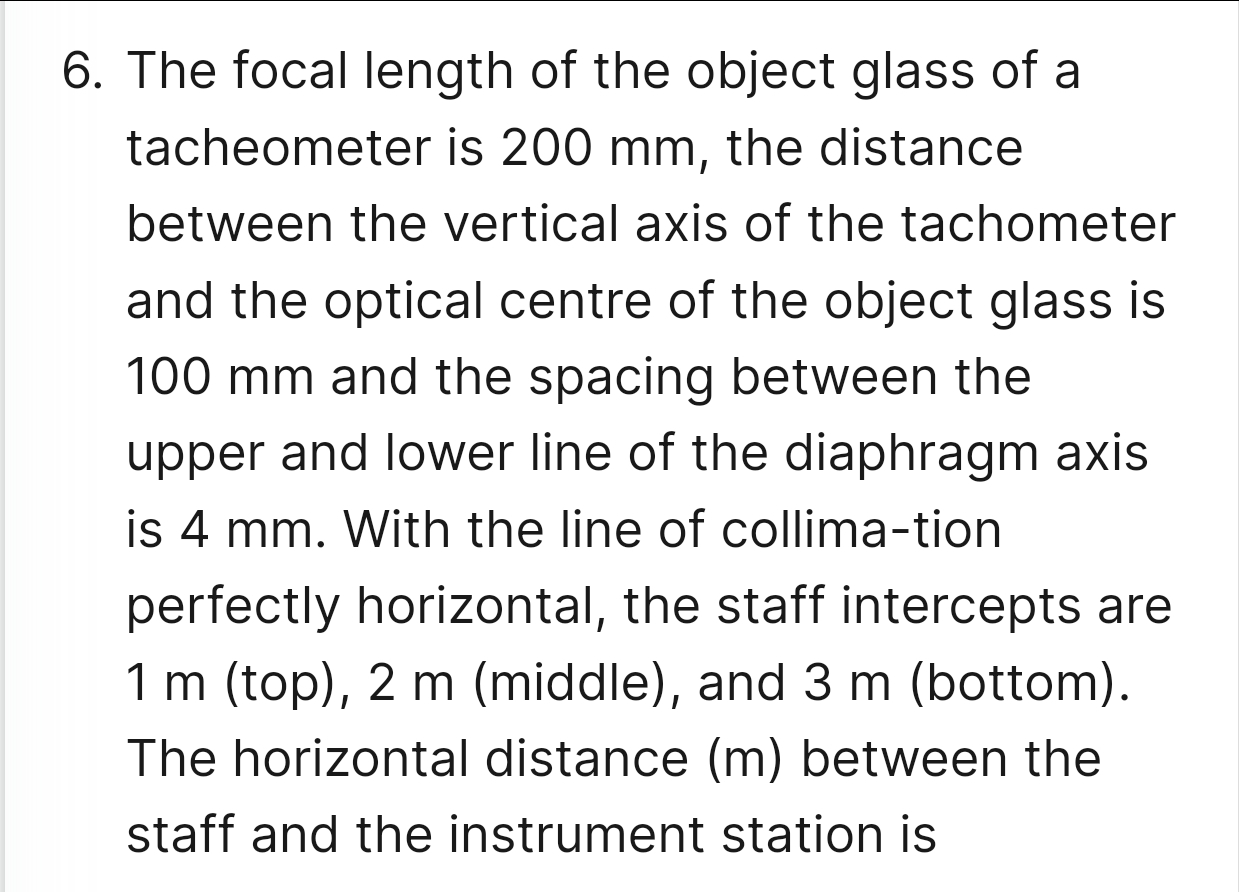 The focal length of the object glass of a