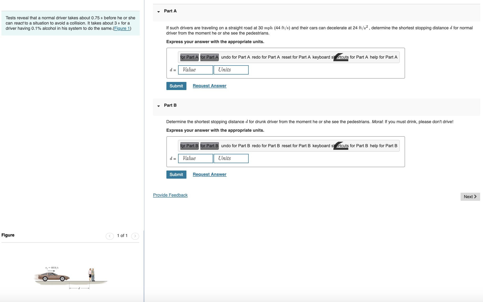 Tests reveal that a normal driver takes about 0 .