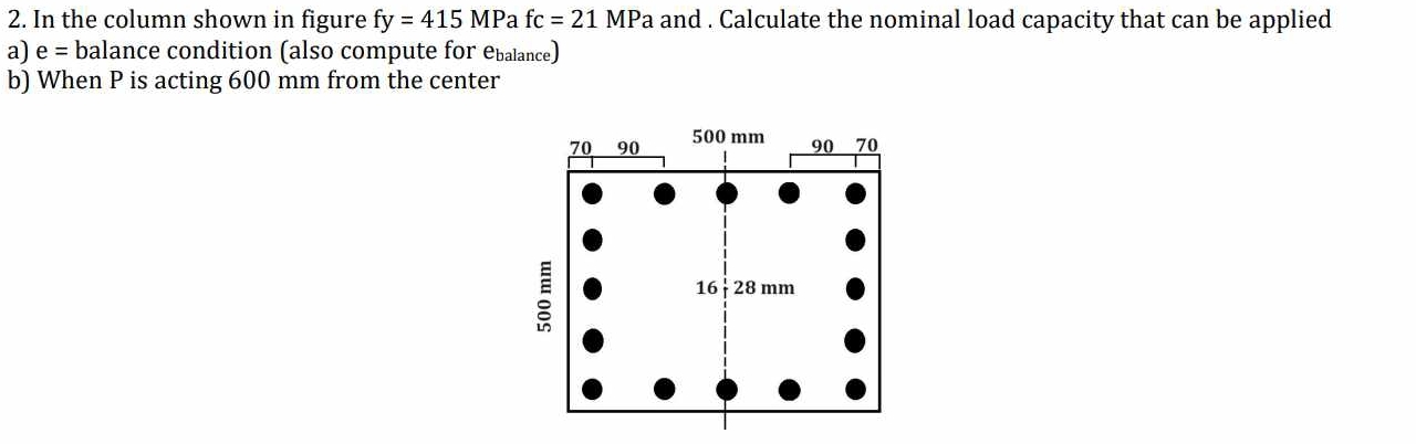Please answer the problem below, Used NSCP 2 0 1