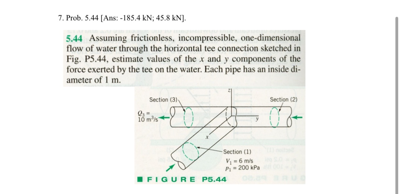 Prob. 5 . 4 4 [ Ans: - 1 8 5 . 4 k N ; 4 5 . 8 k