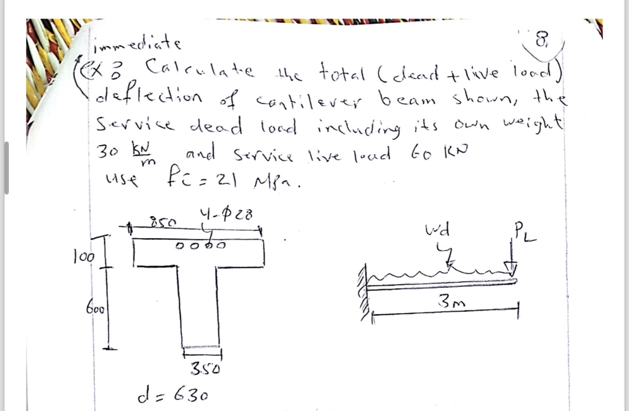 immediate ` ( Cx ? Calculatie the total ( dead +